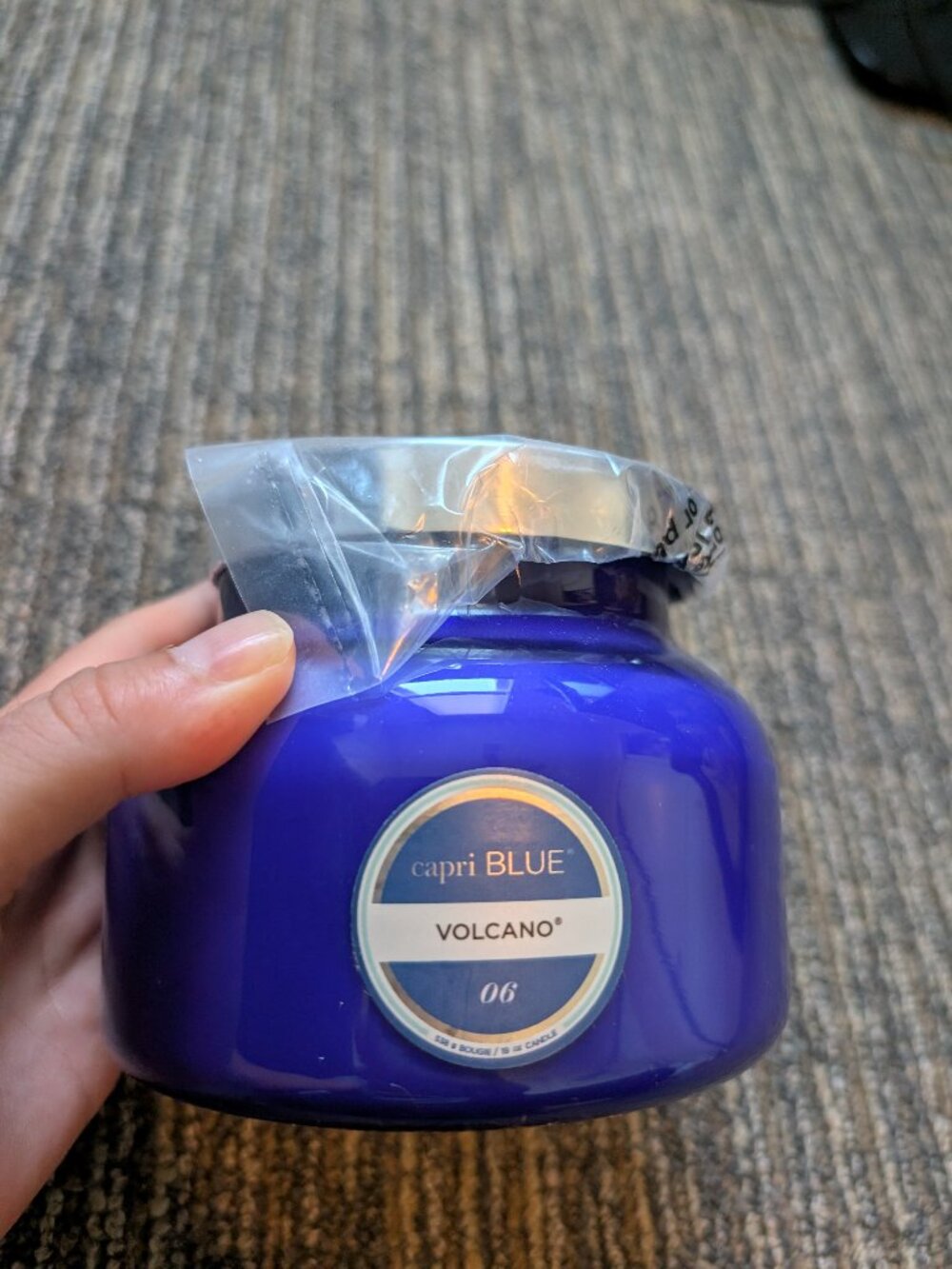 Capri BLUE Volcano 06 Signature Candle 19 Ounce